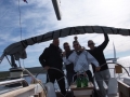 The winning crew on boat Bura with skipper Miro Volaric